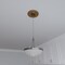 Ekena Millwork Berkshire PVC Medallion (Canopies up to 4 1/2"), 10"OD x 3 1/2"ID x 3/4"P, Metallic Vintage Gold CMP10BEDVG - alternate 7